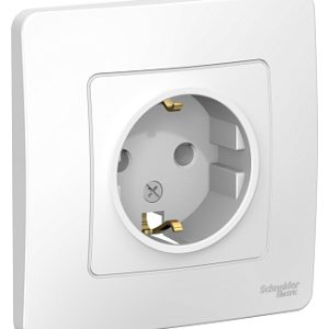 Blnrs001011 Розетка с/у з/к без шт. 16А 250В, белый