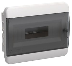 Iek tekfor Корпус пласт. ЩРВ П 12 ip41 черн. прозр. дверь tf5 kp12 v 12 41 k01 k03