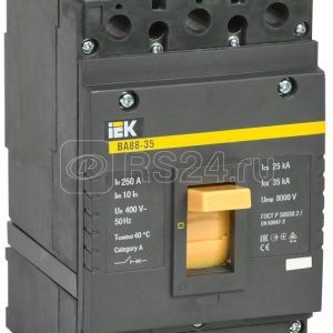 Iek karat Автоматический выключатель ВА88 35 3Р 250А 35кА sva30 3 0250