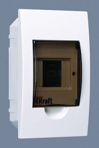 Dekraft Корпус пластиковый встраиваемый 4 мод. ip41 ЩРВ П 4 31001dek