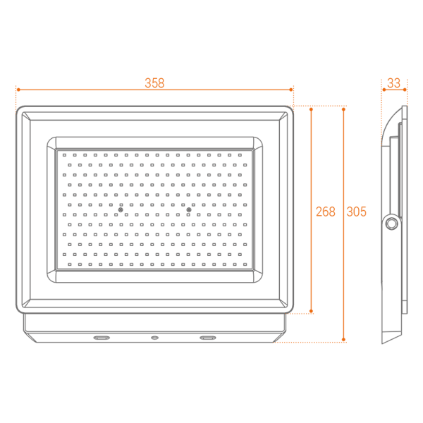 Светодиодный прожектор wolta wfl 200w/06 200Вт 5700К ip65 18000лм серый