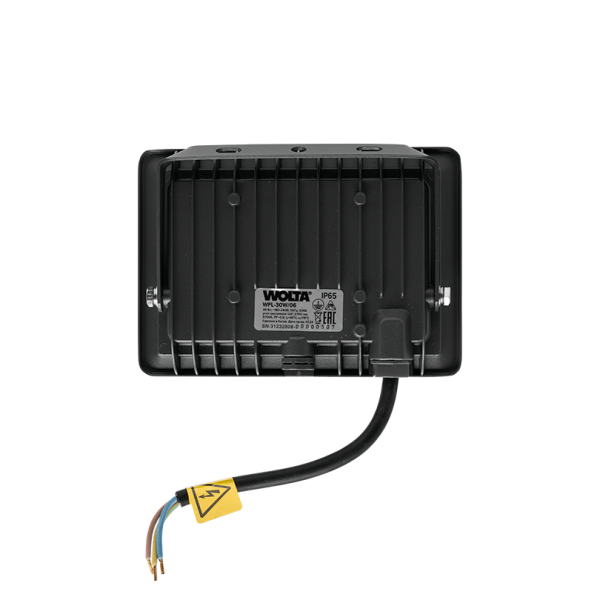 Светодиодный прожектор wolta wfl 30w/06 30Вт 5700К ip65 2700лм серый