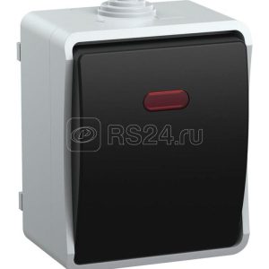 Iek fors ВС20 1 1 ФСр Выключатель 1кл со свет. индикатором для открытой установки ip54 evs11 k03 10