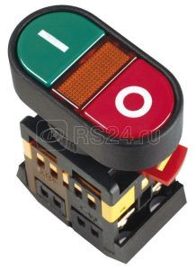 Iek Кнопка apВВ 22n i o d22мм неон/240В 1з+1р bbd10 apbb k51