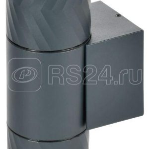 Светильник уличный 5108 настенный 2хgu10 ip65 серый iek lt ubu0 5108 gu10 2 k03