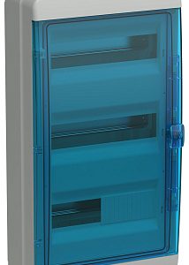 Iek tekfor Корпус пласт. КМПн 36 ip65 син. прозр. дверь tf5 kp72 n 36 65 k03 k07