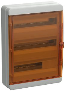 Iek tekfor Корпус пласт. КМПн 54 ip65 оранж. прозр. дверь tf5 kp72 n 54 65 k03 k09