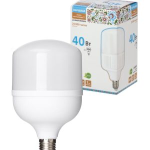Лампа светодиодная t 40 Вт 230 В 6500 К–e27 (114x183 мм) НАРОДНАЯ