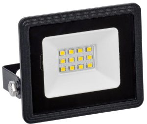Iek Прожектор СДО 06 10 светодиодный черный ip65 6500k lpdo601 10 65 k02