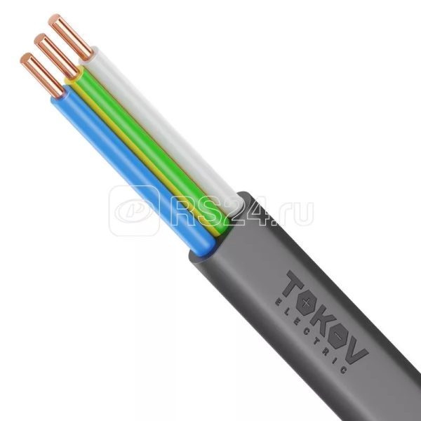Кабель tokov electric ВВГ Пнг(А) ls 3х2.5 ОК (n pe) 0.66кВ (уп.100м) УТ000028384