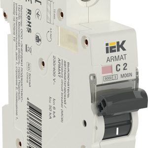 Iek armat Автоматический выключатель m06n 1p c 2А ar m06n 1 c002