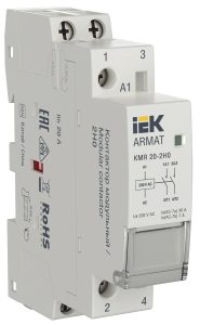 Iek armat Контактор модульный kmr 20А 230В ac 2НО ar kmr10 020 20 230