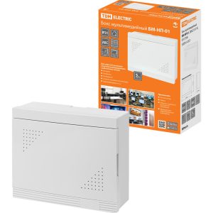 Бокс мультимедийный БМ НП 01, 280х212х110, ip31 tdm