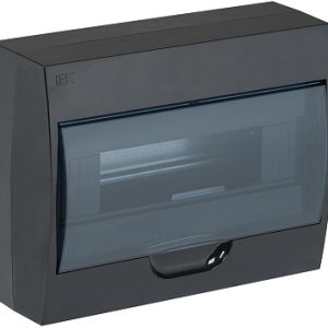 Iek krepta 3 Корпус пластиковый ЩРН П 12 ip41 черный откр.монтаж mkp12 n 12 41 k02