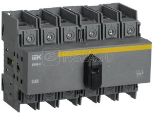 Iek karat Выключатель разъединитель модульный ВРМ 3 3p 63А mvr30 3 063