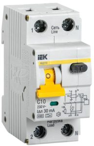 Iek karat Дифференциальный автоматический выключатель АВДТ 32 c10 mad22 5 010 c 30