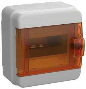 Iek tekfor Корпус пласт. КМПн 6 ip65 оранж. прозр. дверь tf5 kp72 n 06 65 k03 k09