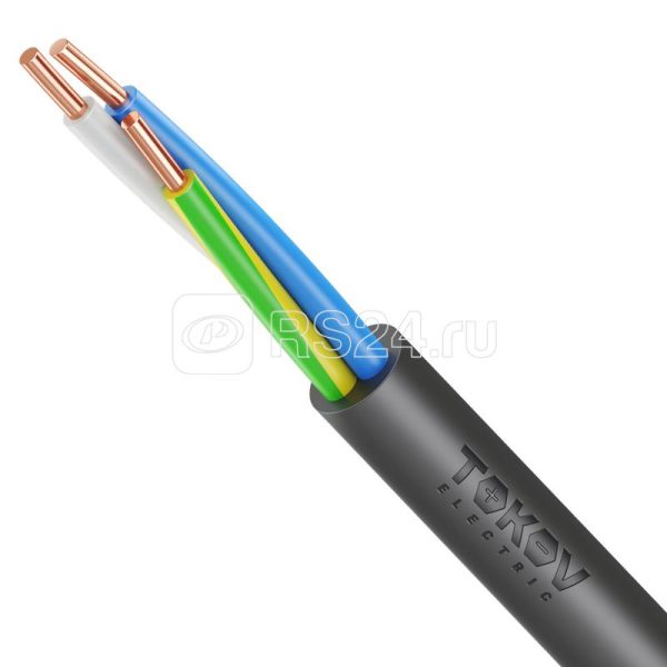 Кабель tokov electric ВВГнг(А) lsltx 3х2.5 ОК (n pe) 0.66кВ (м) УТ000030893