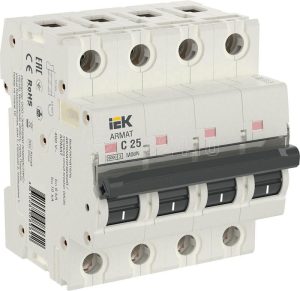 Iek armat Автоматический выключатель m06n 4p c 25А ar m06n 4 c025