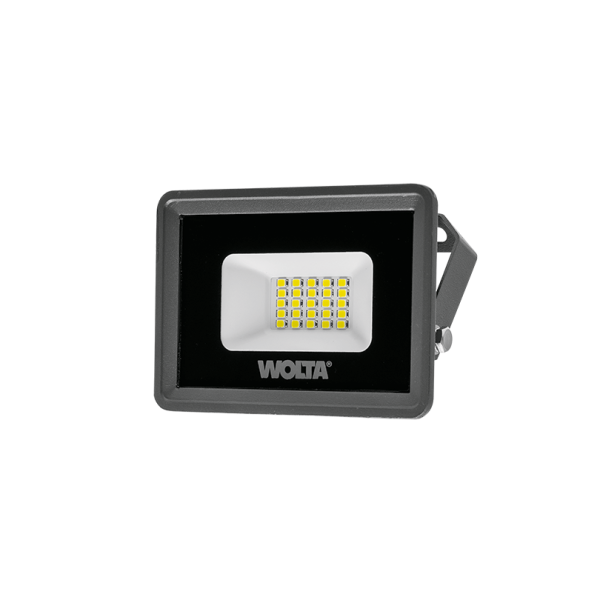 Светодиодный прожектор wolta wfl 20w/06 20Вт 5700К ip65 1800лм серый