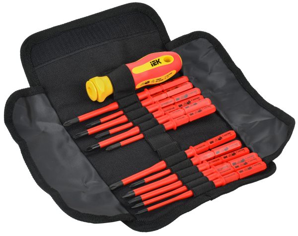 Arma2l 5 Отвертка диэлектрическая с жалами slim 13шт iek a2l5 ns30 t2 13