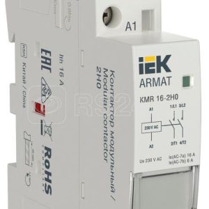 Iek armat Контактор модульный kmr 16А 230В ac 2НО ar kmr10 016 20 230