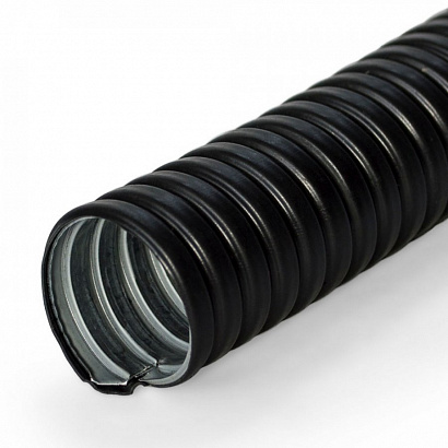 Металлорукав в ПВХ изоляции Р3 ЦП НГ ls 12 (100м/уп) Промрукав