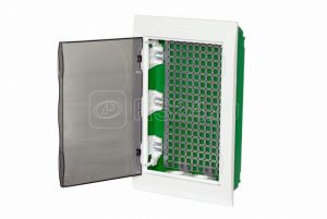 Ez9e312s2fit city9 box it корпус встраиваемый с проз дв. 3ряд/36мод 2 розетки