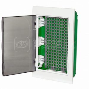 Ez9e312s2fit city9 box it корпус встраиваемый с проз дв. 3ряд/36мод 2 розетки