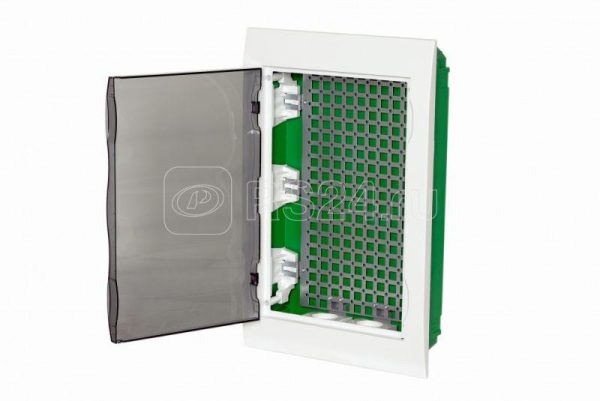 Ez9e312s2fit city9 box it корпус встраиваемый с проз дв. 3ряд/36мод 2 розетки