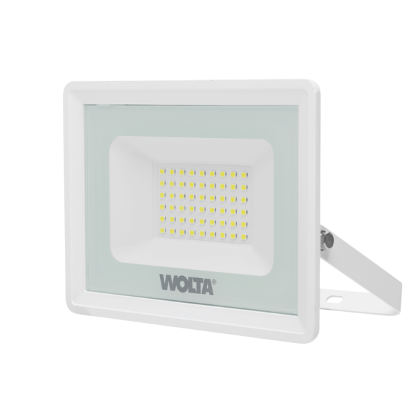 Светодиодный прожектор wolta wfl 50w/06w 50Вт 5700К ip65 4500лм белый