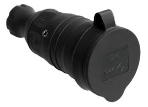 Iek omega РБп13 1 0м Розетка с защитной крышкой переносная ip44 pkr21 016 2 k02