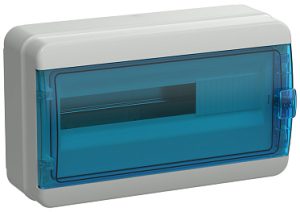 Iek tekfor Корпус пласт. КМПн 18 ip65 син. прозр. дверь tf5 kp72 n 18 65 k03 k07