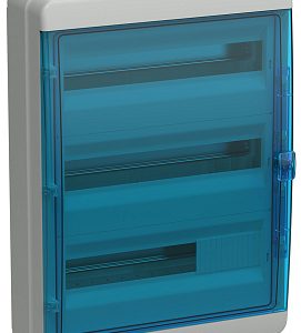 Iek tekfor Корпус пласт. КМПн 54 ip65 син. прозр. дверь tf5 kp72 n 54 65 k03 k07