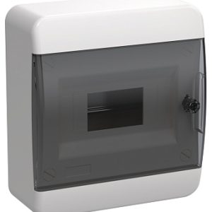 Iek tekfor Корпус пласт. ЩРН П 8 ip41 черн. прозр. дверь tf5 kp12 n 08 41 k01 k03