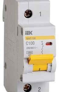 Iek karat Автоматический выключатель ВА47 100 1Р 100А 10 кА х ка С mva40 1 100 c