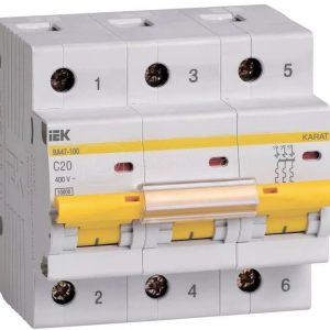 Iek karat Автоматический выключатель ВА47 100 3Р 32А 10кА х ка С mva40 3 032 c
