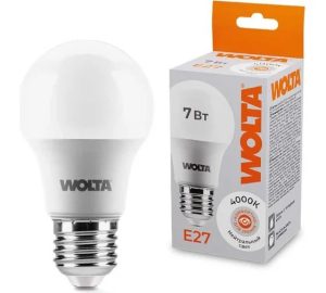 Светодиодная лампа wolta 25s55bl7e27 7Вт 4000К e27