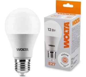 Светодиодная лампа wolta 25s60bl12e27 12Вт 4000К e27