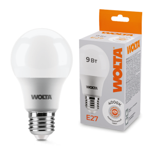 Светодиодная лампа wolta 25s60bl9e27 9Вт 4000К e27