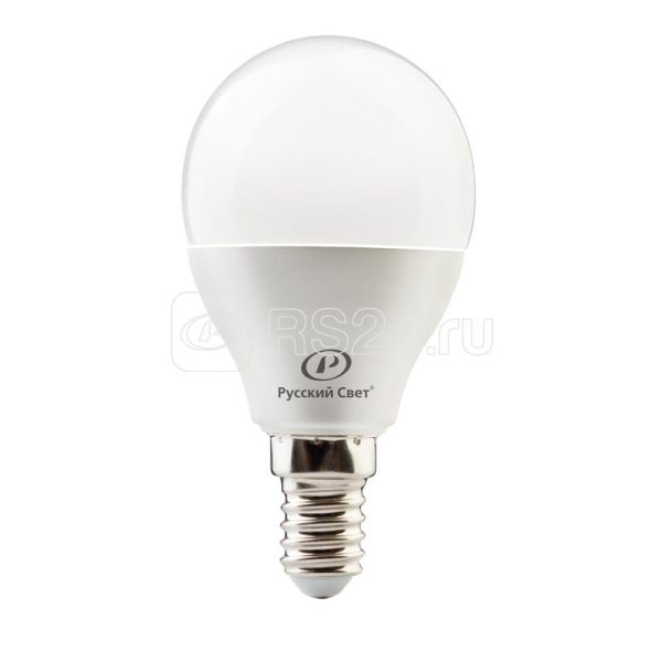 Лампа светодиодная rs g45 e14 8w 220 240v 4000К 8Вт 800лм ra 90 шар Русский Свет 15010445053