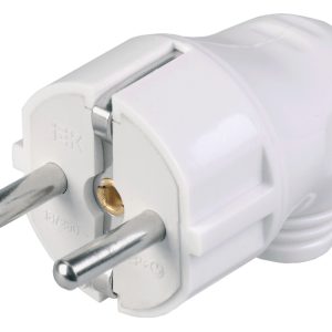 Iek ВПу11 01 Ст Вилка разборная угловая с з/к 16А белая evp11 16 01 k01