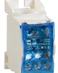 Iek Распределительный блок на din рейку РБД 160А rbd 160