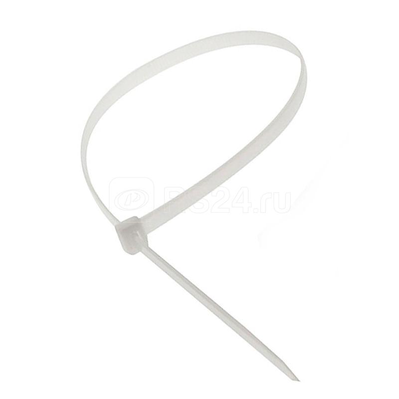 Хомут стяжка кабельная нейлоновая 7,6х500 мм белая (100 шт/5000 шт уп/кор) Промрукав