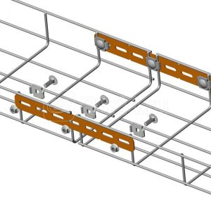 Пластина соединительная для проволочного лотка Промрукав (ПС)