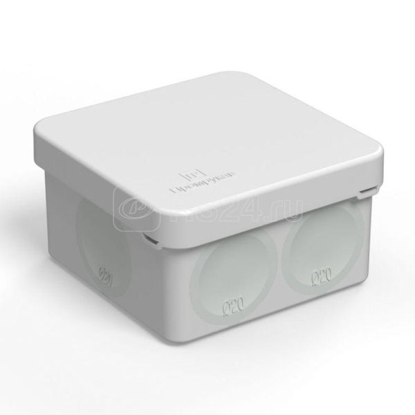 Коробка распределительная 60 0200 для прямого монтажа двухкомпонентная безгалогенная (HF) 70х70х40 (