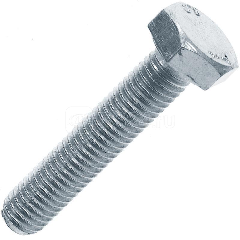 Болт с шестигранной головкой оцинкованный М6х20 (DIN 933) (100 шт/уп) Промрукав