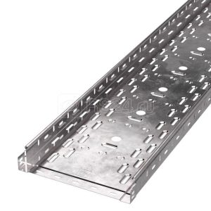 Лоток перфорированный Стандарт 300х50х3000 (0,8 мм) (6 м/уп) Промрукав