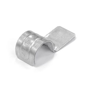 Скоба металлическая однолапковая СМО d16 17 мм для монтажного пистолета (без отверстий) (100 шт/уп)