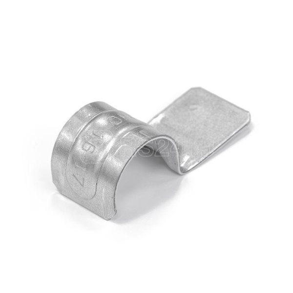 Скоба металлическая однолапковая СМО d16 17 мм для монтажного пистолета (без отверстий) (100 шт/уп)